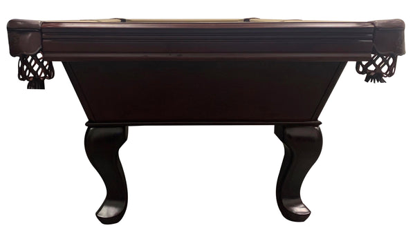 “TAIL FIN” 7FT & 8FT POOL TABLE (Cherry Or Mahogany Finish)