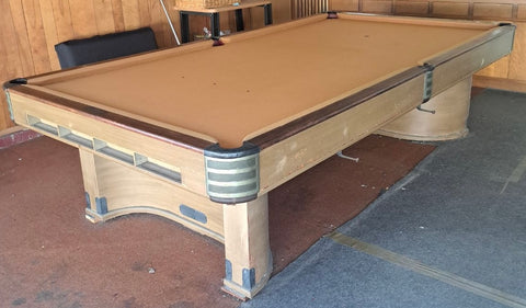 Donald Deskey Designed Brunswick “Paramount” 10FT Snooker Table - Available For Custom Restoration/ Pool Table Conversion*