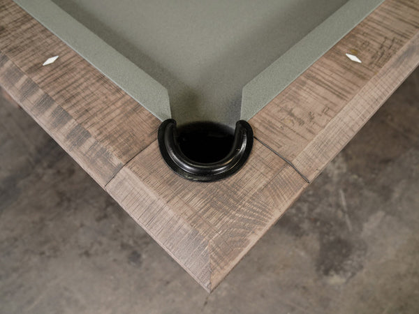 “Desyn” 7FT & 8FT POOL TABLE  By Nixon Billiards - Dining Top Option (Antique Finish)