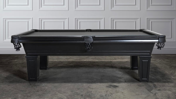 “Executive” 7FT & 8FT POOL TABLE (Black Finish)