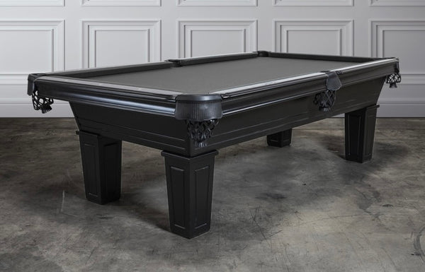 “Executive” 7FT & 8FT POOL TABLE (Black Finish)