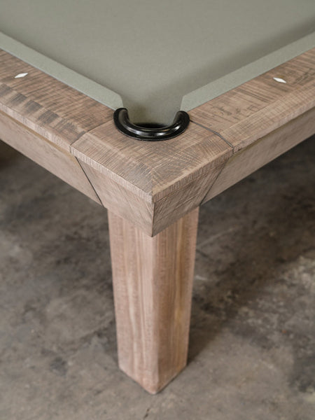 “Desyn” 7FT & 8FT POOL TABLE  By Nixon Billiards - Dining Top Option (Antique Finish)