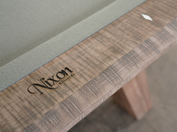 “Desyn” 7FT & 8FT POOL TABLE  By Nixon Billiards - Dining Top Option (Antique Finish)