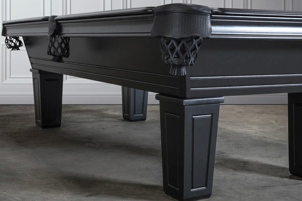 “Executive” 7FT & 8FT POOL TABLE (Black Finish)