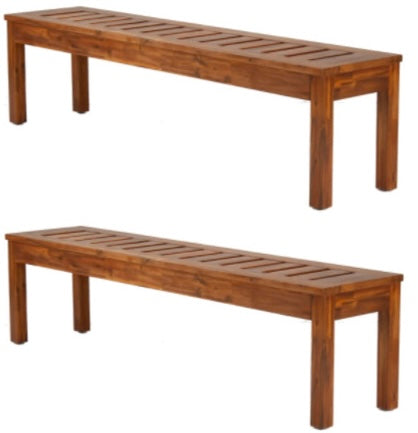 (2) Outdoor Benches (Matching)