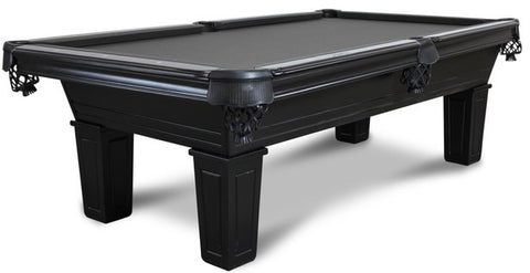 “Executive” 7FT & 8FT POOL TABLE (Black Finish)