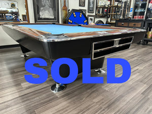 Restored Brunswick Gold Crown I 9FT Pool Table W/ Ball Return Or Drop Pockets Option