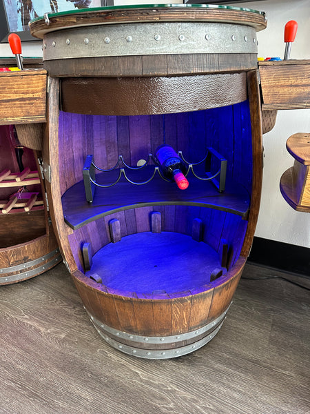 Custom Wine Barrel Arcade