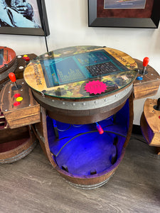 Custom Wine Barrel Arcade