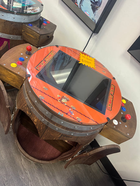 Custom Wine Barrel Arcade