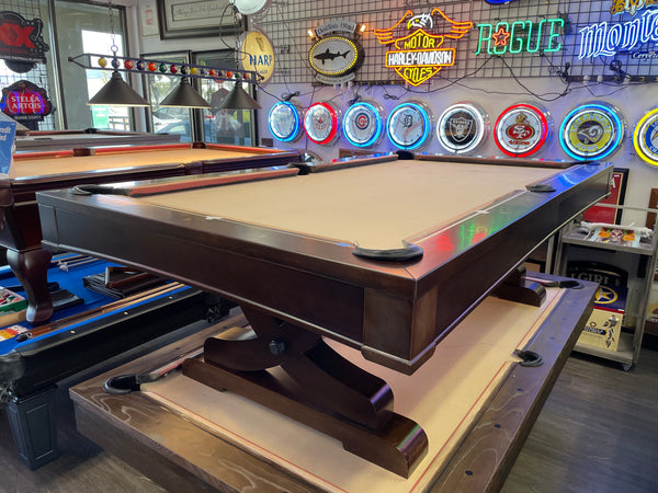 “Manhattan” 7FT & 8FT POOL TABLE - Dining Top Option