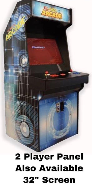 2-4 Player Upright Classic Arcade Machine 32” Screen