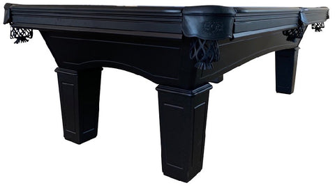 “MEADOW” 7FT & 8FT POOL TABLE (Black Finish)