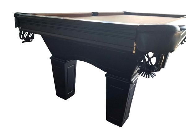 “MEADOW” 7FT & 8FT POOL TABLE (Black Finish)