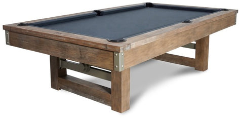 “Bryant” 7FT & 8FT POOL TABLE (Natural Finish) By Nixon Billiards - Dining Top Option