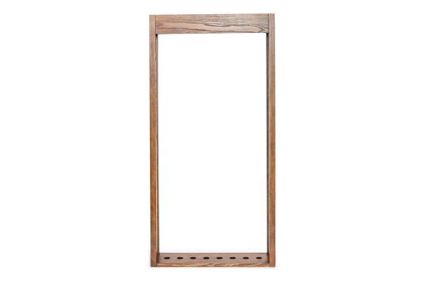 Nixon Wall Rack (Brushed Walnut Finish)