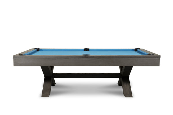 “BIRMINGHAM” 7FT & 8FT POOL TABLE (Dark Grey Finish) Dining Top Option