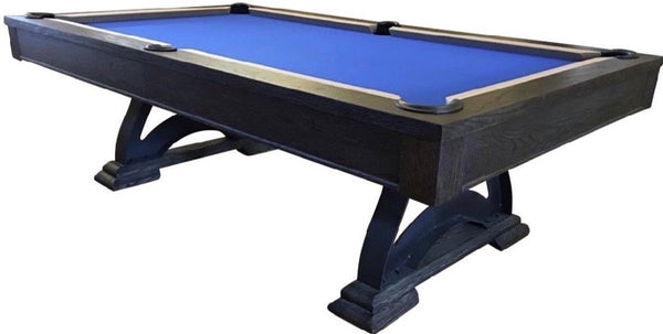 “EPOQUE” 7FT & 8FT POOL TABLE - (Charcoal Finish) Dining Top Option