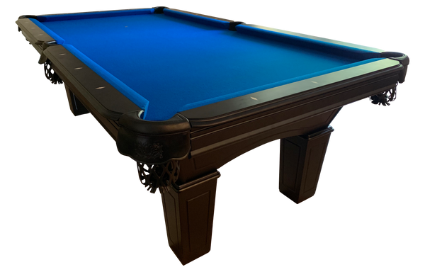 “MEADOW” 7FT & 8FT POOL TABLE (Black Finish)