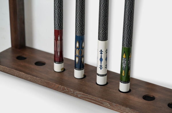 Nixon Wall Rack (Brushed Walnut Finish)