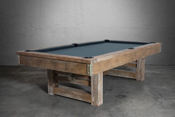 “Bryant” 7FT & 8FT POOL TABLE (Natural Finish) By Nixon Billiards - Dining Top Option