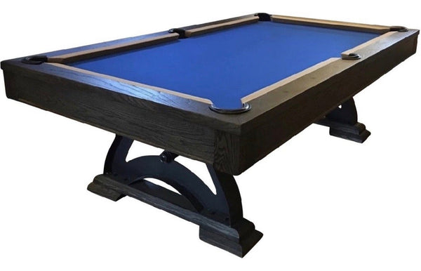 “EPOQUE” 7FT & 8FT POOL TABLE - (Charcoal Finish) Dining Top Option
