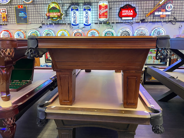 “Executive” 8FT POOL TABLE (Distressed Brown Finish)