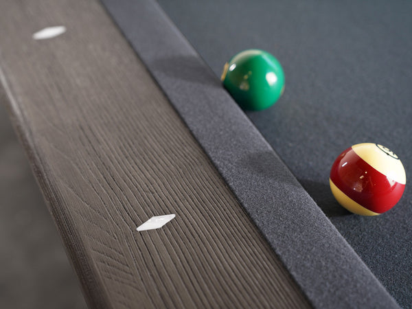 “KAI” 8FT POOL TABLE (Grayson Grey Finish) By Nixon Billiards - Dining Top Option