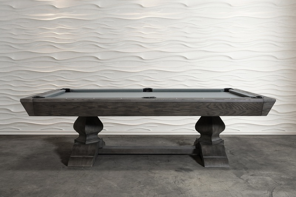 “THE BIRDIE” 7FT & 8FT POOL TABLE (Grayson Grey) By Nixon Billiards - Dining Top Option