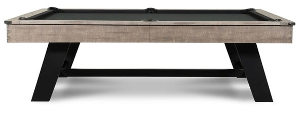 “Hunter” 7FT & 8FT POOL TABLE (Antique Finish - Metal Legs) Dining Top Option By Nixon Billiards