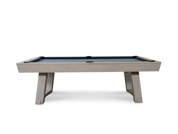 “Bowie” 7FT & 8FT POOL TABLE (Satin Pewter Finish) By Doc & Holliday - Dining Top Option