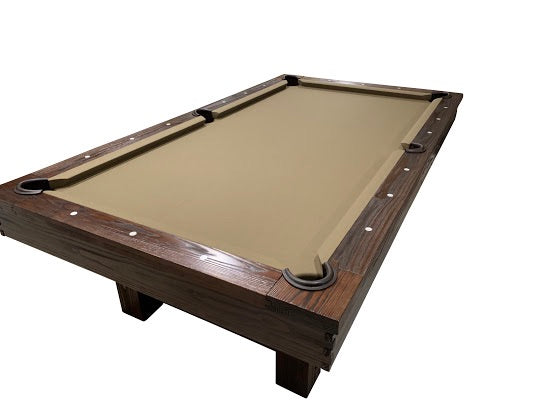 “RUSTIC” 8FT POOL TABLE (Brown Or Grey Finish) Dining Top Option