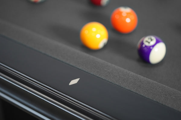 “Executive” 8FT POOL TABLE (Black Finish)