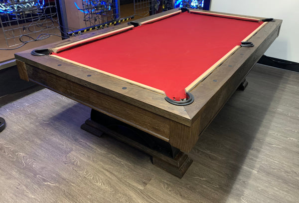 “EPOQUE” 7FT & 8FT POOL TABLE - (Charcoal Finish) Dining Top Option