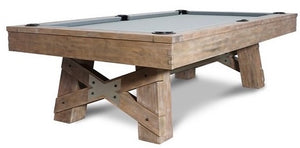 “GEORGIA” 7FT & 8FT POOL TABLE (Natural Finish) By Nixon Billiards - Dining Top Option