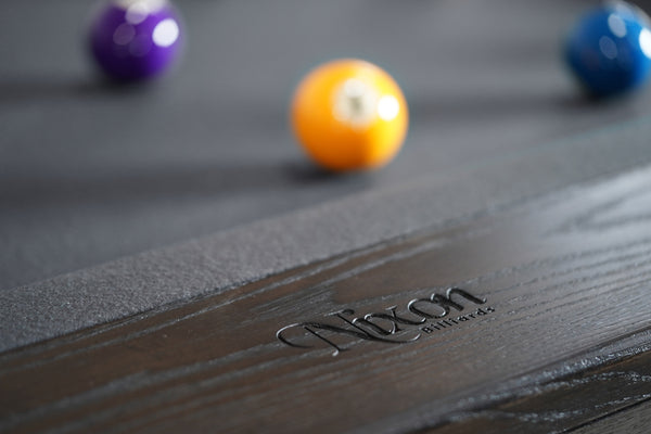“KAI” 7FT & 8FT POOL TABLE (Waxed Brown Finish) By Nixon Billiards - Dining Top Option