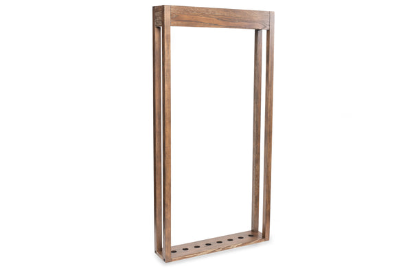 Nixon Wall Rack (Brushed Walnut Finish)