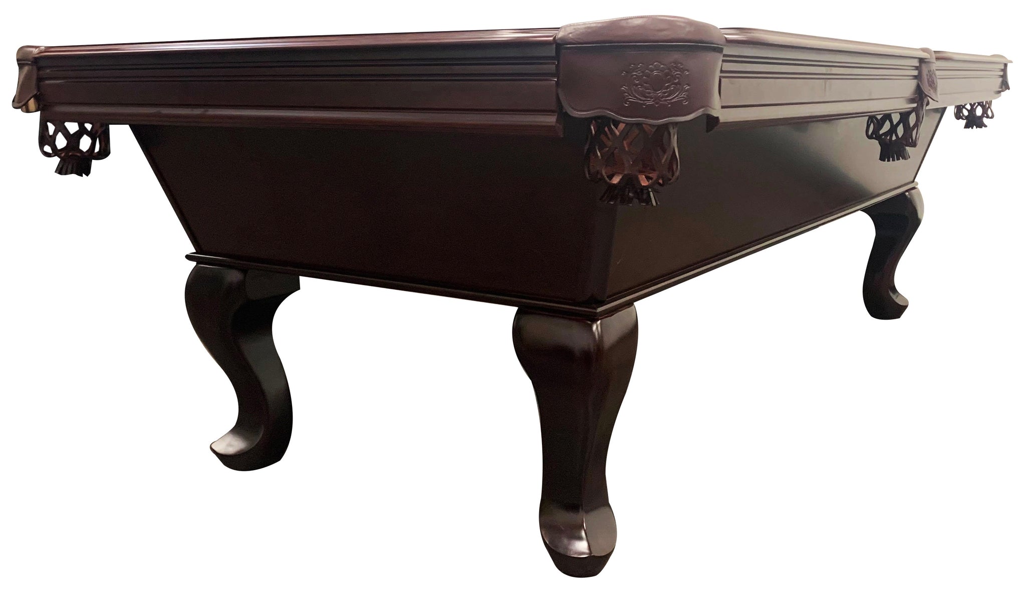 “TAIL FIN” 7FT & 8FT POOL TABLE (Cherry Or Mahogany Finish)