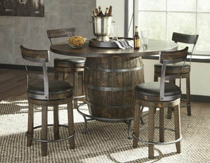 Wine Barrel Pub Table