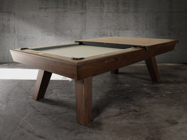 “GEORGE” 7FT & 8FT POOL TABLE (Nutmeg Finish) By Doc & Holliday - Dining Top Option