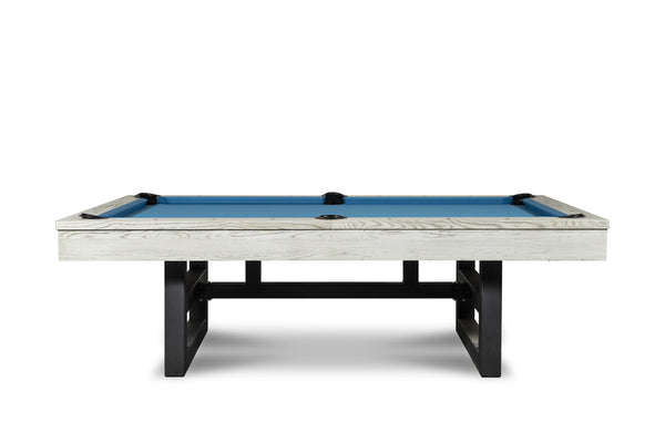 “VENTURE” 7FT & 8FT POOL TABLE (White Wash Finish) Dining Top Option