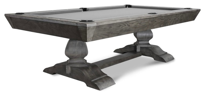 “THE BIRDIE” 7FT & 8FT POOL TABLE (Grayson Grey) By Nixon Billiards - Dining Top Option