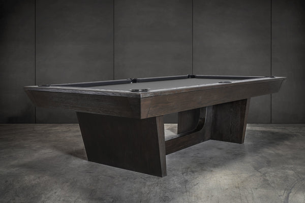 “KAI” 7FT & 8FT POOL TABLE (Waxed Brown Finish) By Nixon Billiards - Dining Top Option