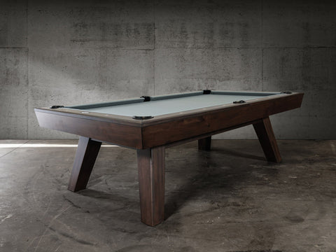 “GEORGE” 7FT & 8FT POOL TABLE (Nutmeg Finish) By Doc & Holliday - Dining Top Option