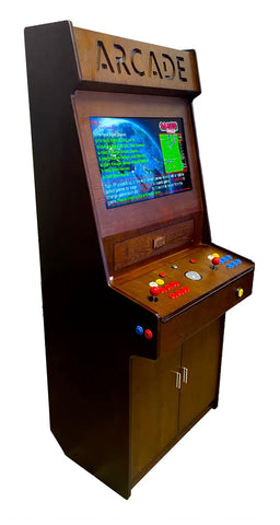 Upright Classic Arcade Machine - Wood Grain Finish - 26” Screen - 7000+ Games