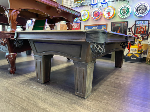 “WAYA” 8FT POOL TABLE (Brown Wash Finish)