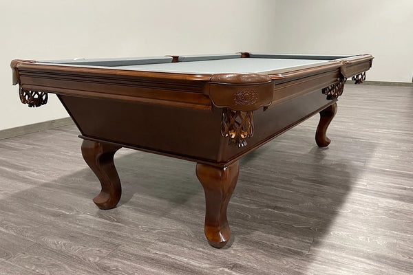 “TAIL FIN” 7FT & 8FT POOL TABLE (Cherry Or Mahogany Finish)