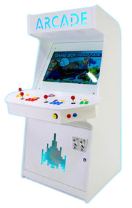 Upright Classic Arcade Machine - White Gloss Finish - 32” Screen - 700 –  Chief Billiards