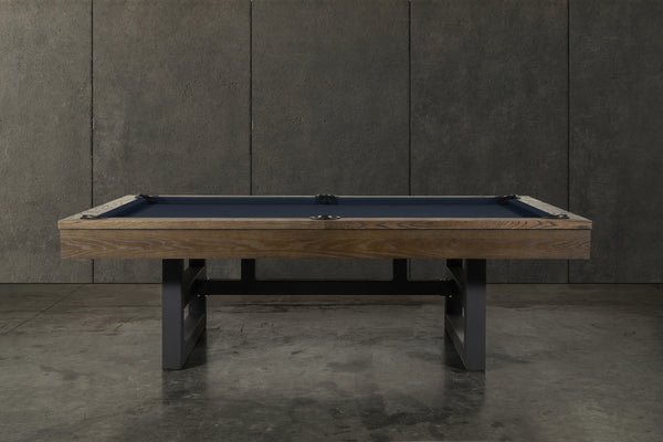 “VENTURE” 7FT & 8FT POOL TABLE (Brown Wash Finish) Dining Top Option