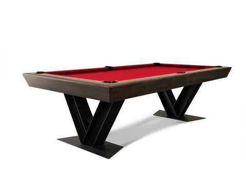 “SAVANT” 8FT POOL TABLE (Maple Brown Finish) By Doc & Holliday - Dining Top Option